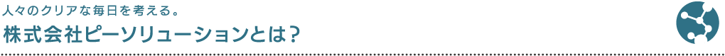 株式会社ピーソリューションとは